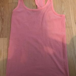 coral lululemon tank top